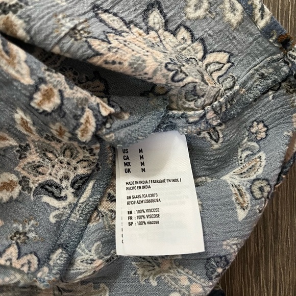 American Eagle Women’s Printed Sleeveless Romper Size Medium - Picture 2 of 6